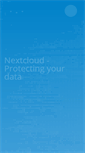 Mobile Screenshot of nextcloud.com